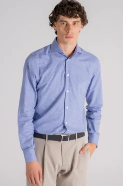 Camicia azzurro 100% cotone