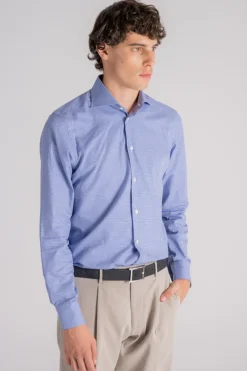 Camicia azzurro 100% cotone