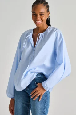 Camicia azzurro cotone