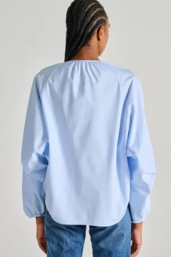Camicia azzurro cotone