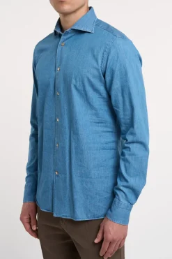 Camicia azzurro uomo