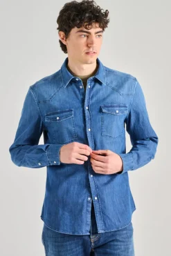 Camicia blu