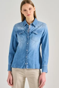 Camicia blu