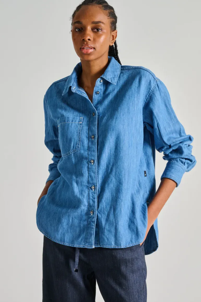 Camicia blu