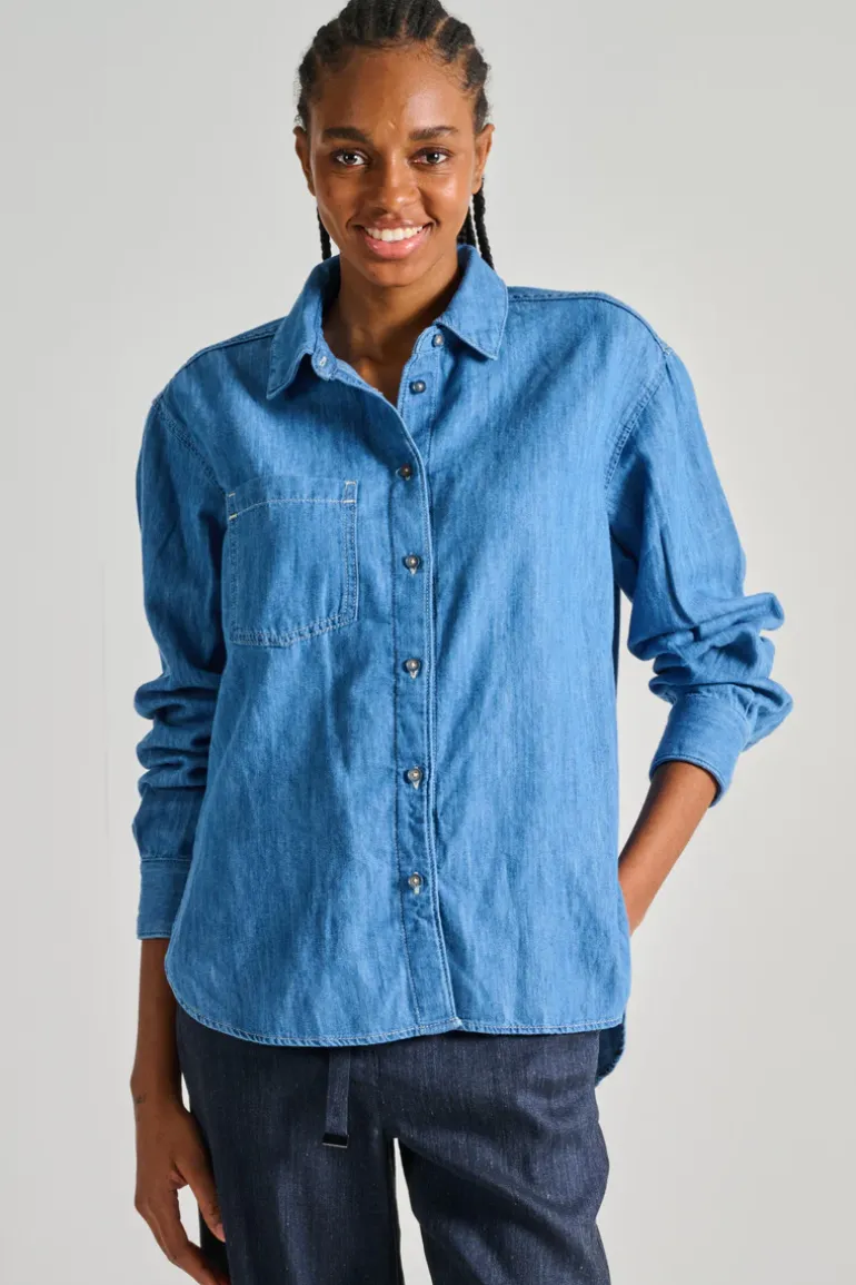 Camicia blu