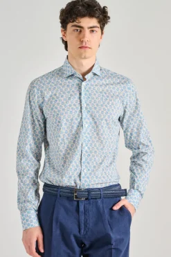 Camicia cotone azzurro