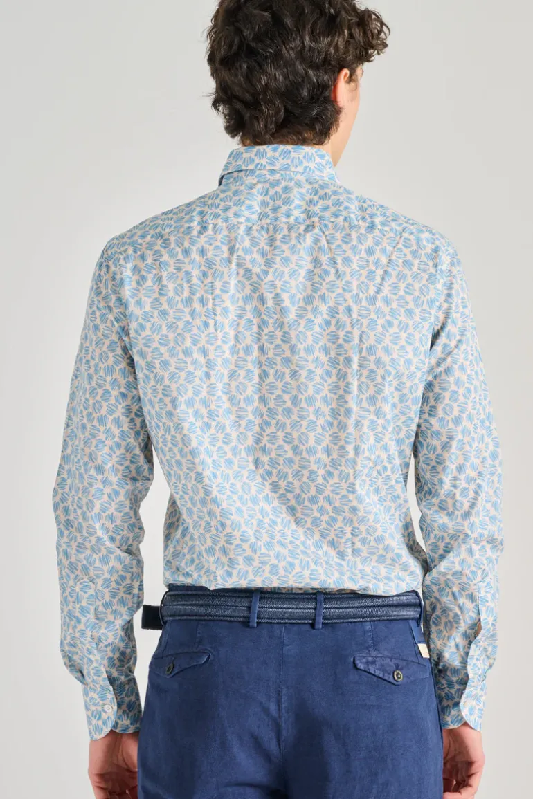 Camicia cotone azzurro