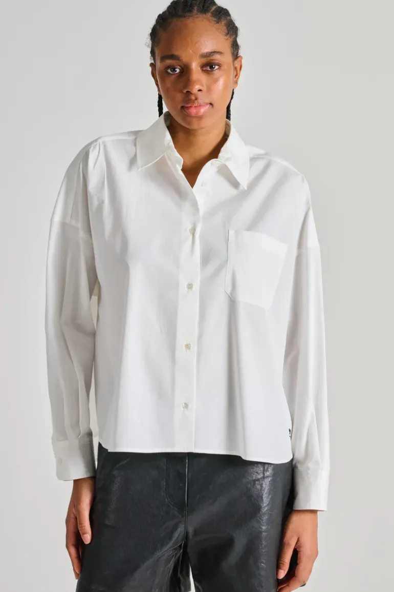 Camicia cotone bianco