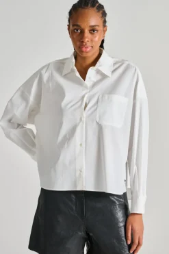 Camicia cotone bianco