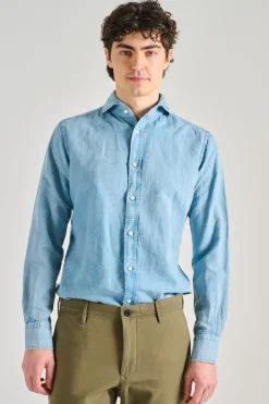 Camicia denim azzurro