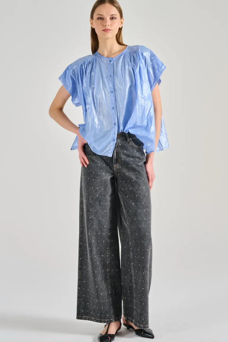 Camicia fauchon cotone azzurro