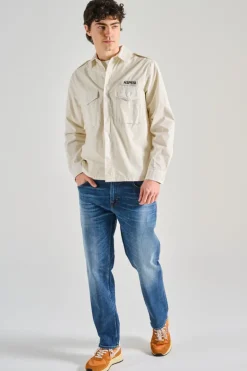 Camicia filed shirt 100% cotone bianco