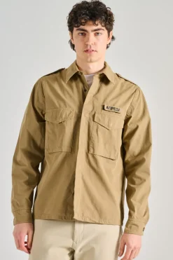 Camicia filed shirt 100% cotone marrone