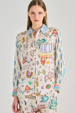 Camicia isabel cotone bianco