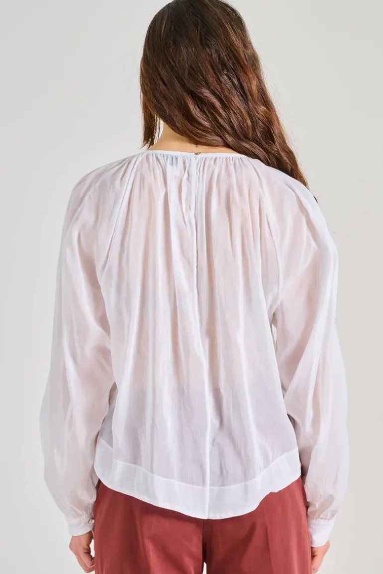 Camicia pearl suite cotone bianco