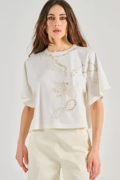 Camicia pearl suite cotton bianco