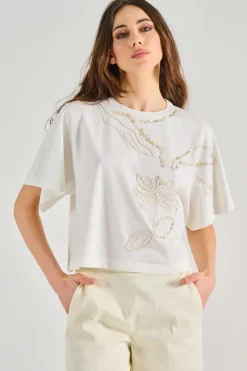 Camicia pearl suite cotton bianco