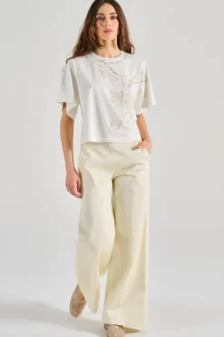 Camicia pearl suite cotton bianco