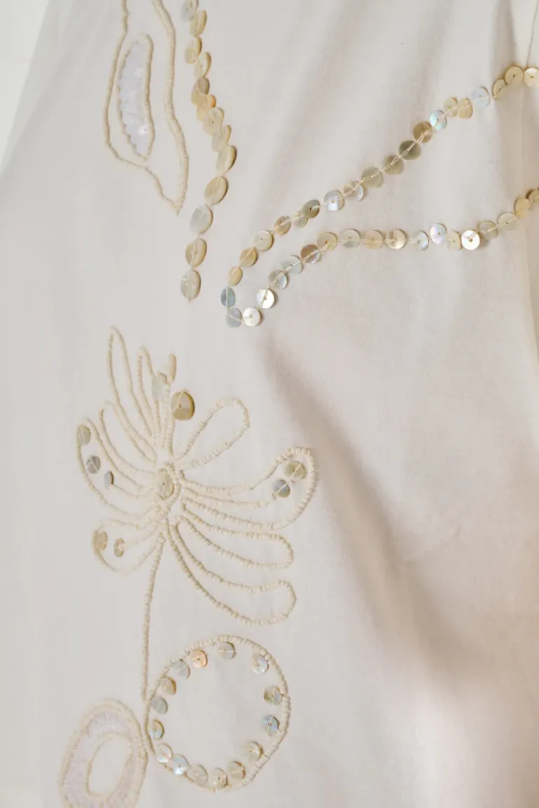 Camicia pearl suite cotton bianco