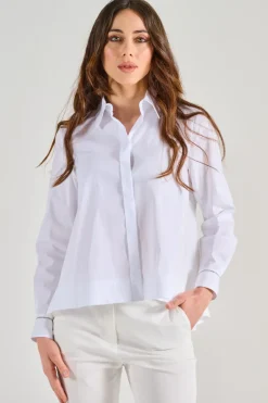 Camicia popeline bianco