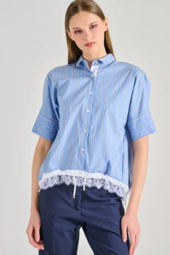 Camicia solange cotone bianco