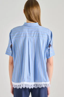 Camicia solange cotone bianco