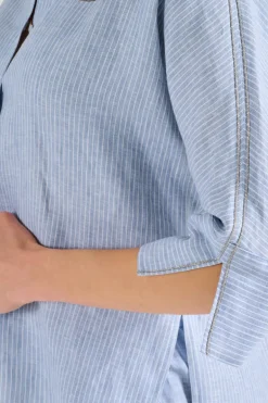 Camicia tela leggera azzurro