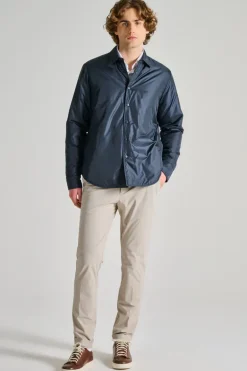 Camicia termica re shirt tessuto blu