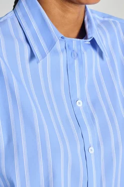 Camicia tessuto azzurro