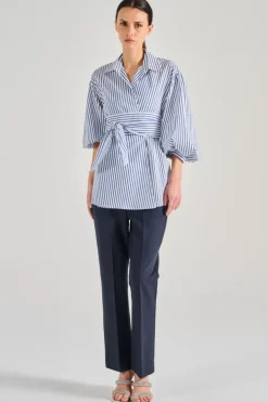 Camicia tessuto azzurro