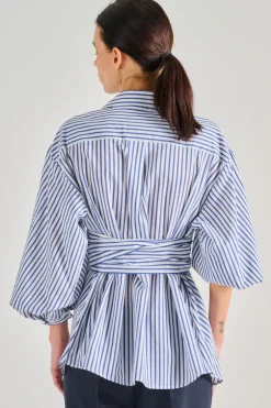 Camicia tessuto azzurro