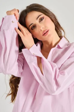 Camicie taffetas rosa