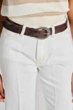 Cintura bull soft cuoio marrone