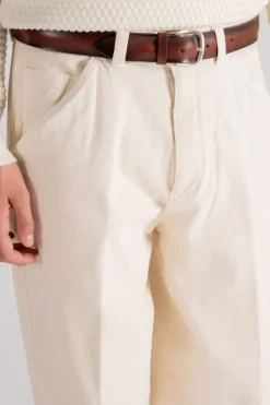 Cintura bull soft in cuoio marrone