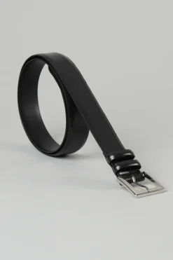 Cintura classica nero uomo