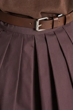 Cintura pelle marrone