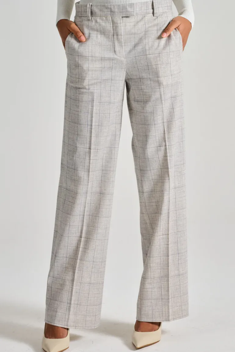 Circolo pantaloni piquet grigio