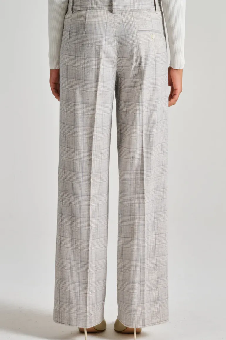 Circolo pantaloni piquet grigio