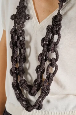 Collana doppio giro acciaio y39-0