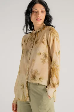 Coreana voile/cotone/seta the sacred forest oro