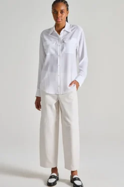 Equipment camicia cotone bianco