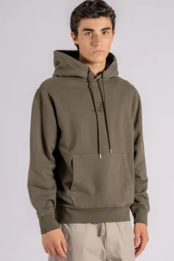 Felpa 100% cotone verde