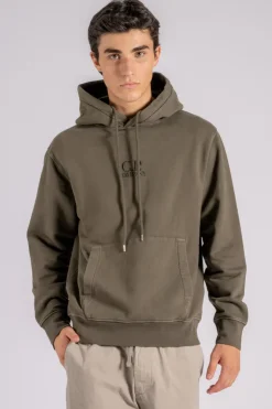 Felpa 100% cotone verde