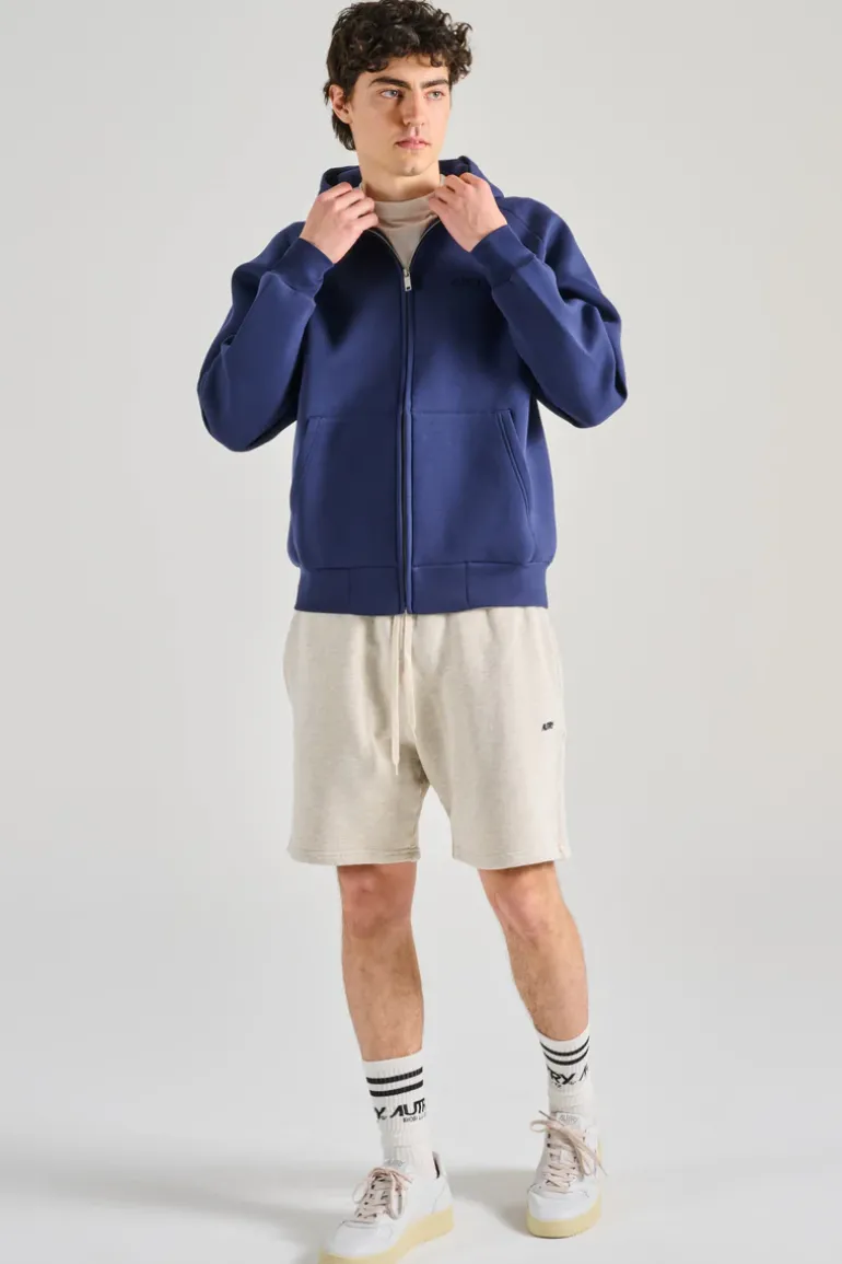 Felpa jacket main blu