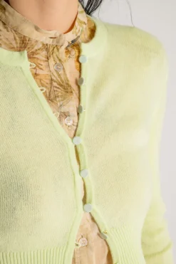 Forte forte small sweater cashmere/wool verde