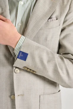 Giacca beige tessuto beige