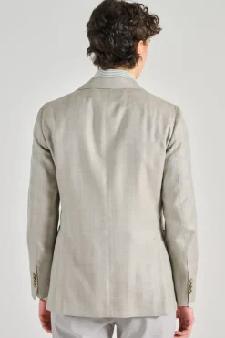 Giacca beige tessuto beige