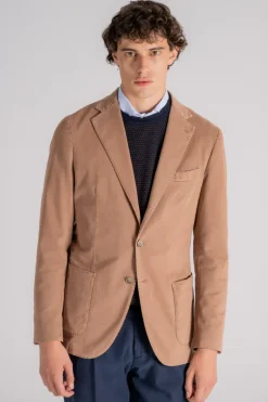 Giacca cotone/elastam beige