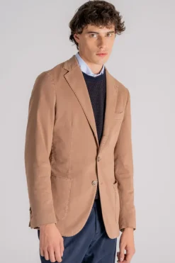 Giacca cotone/elastam beige