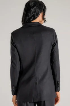 Giacca lana/cashmere/poliammide nero